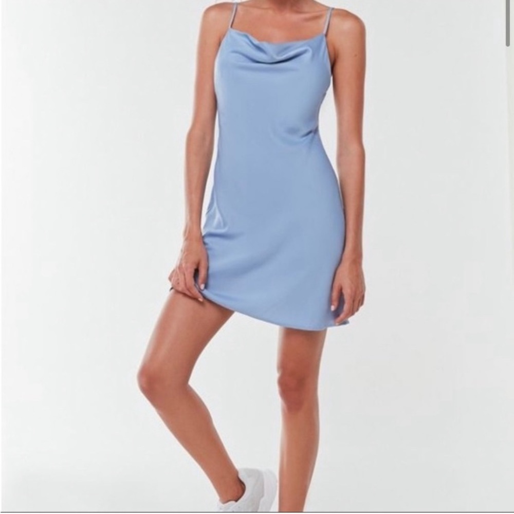 XS Urban Outfitters Silk Cowl Slip Dress